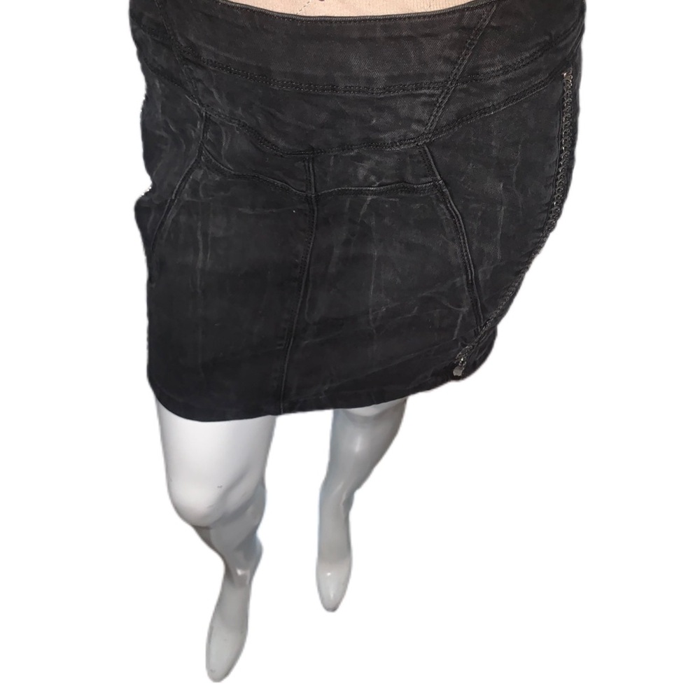 Pre loved Blank NYC Embellished Denim boho Skirt - - Picture 2 of 14